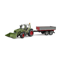 Bruder Bruder - Fendt Vario 211 with frontloader and tipping trailer (02182)