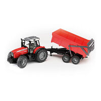 Bruder Bruder - Massey Ferguson 7480 with tipping trailer (02045)