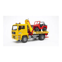 Bruder Bruder - Man TGA Breakdowntruck with Cross Country Vehicle (02750)
