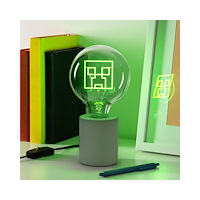 Paladone Minecraft Creeper - Led Neon Bulb Lamp