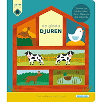 Lena Wickenberg De glada djuren (bok, board book)