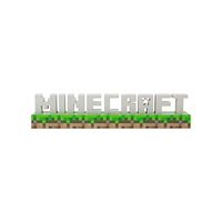 Paladone Paladone Minecraft - dekorationslampa - Minecraft-logotyp - vit