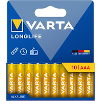 Varta Longlife AAA / LR03 Batteri 10-pack