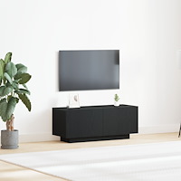 vidaXL Sängbord Svart ek cm Konstruerat trä