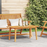 vidaXL Kaffe bord 90x45x40 cm Massivt akaciaträ