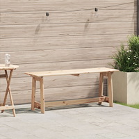 vidaXL Utomhusbänk 119x35x47 cm Massivt tallträ