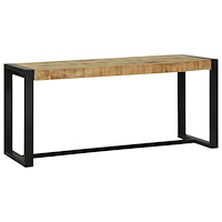 vidaXL Bänk 100x35x45 cm Solid Grovt Mangoträd
