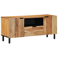 vidaXL TV-bänk 105x33,5x46 cm Massivt akaciaträ