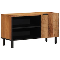 vidaXL TV-bänk 80x31,5x46 cm Solid Akaciaträ