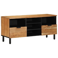vidaXL TV-bänk 100x33,5x46 cm Massivt Akaciaträ