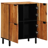 vidaXL Sideboard 60x33x75 cm Massivt Akaciaträ