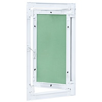 vidaXL Åtkomstpanel med aluminiumram och gips 300x500 mm