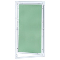 vidaXL Accesspanel med aluminiumram och gips 400x800 mm
