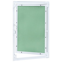 vidaXL Åtkomstpanel med aluminiumsram och gips 500x700 mm