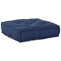 vidaXL Modulpuff Indigo 70x70x54 i tyg