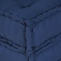 vidaXL Modulpuff Indigo 70x70x54 i tyg