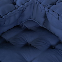 vidaXL Modulär Puff Indigo 140x70x36 Tyg