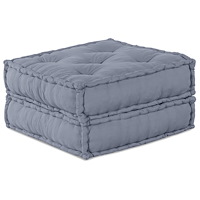 vidaXL Modulär Pouffe Grå 70x70x36 Tyg