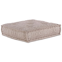 vidaXL Modulpuff Ljusbrun 70x70x54 Tyg