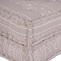 vidaXL Modulpuff Ljusbrun 70x70x54 Tyg