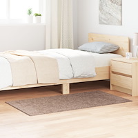 vidaXL Lyxig Matta med Latexbakgrund Brun 80x150 cm