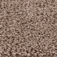 vidaXL Shaggy Mat med Latexbaksida Brun 200x290 cm