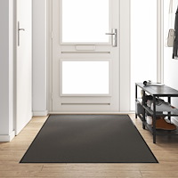 vidaXL Tvättbar Dörrmatta Antracit 120x250 cm