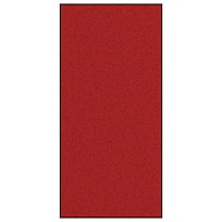 vidaXL Tvättbar Dörrmatta Röd 120x250 cm