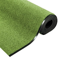 vidaXL Dörrmatta Tvättbar Grön 120x350 cm