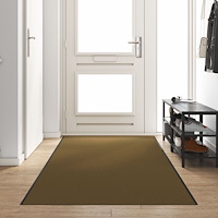 vidaXL Snygg Dörrmatta som Går att Tvätta Brun 120x350 cm