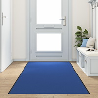 vidaXL Dörrmatta Tvättbar Blå 120x350 cm