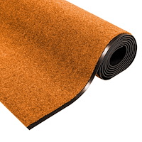 vidaXL Dörrmatta Tvättbar Orange 120x350 cm