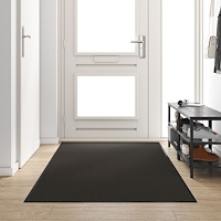 vidaXL Dörrmatta Rektangulär Svart 120x250 cm