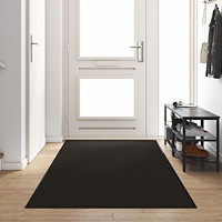 vidaXL Dörrmatta Rektangulär Svart 120x400 cm