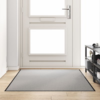 vidaXL Dörrmatta Rektangulär Grå 120x180 cm