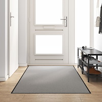 vidaXL Dörrmatta Rektangulär Grå 120x300 cm