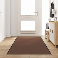 vidaXL Rektangulär Dörrmatta Brun 120x400 cm