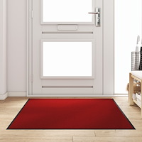vidaXL Röd Rektangulär Dörrmatta 120x180 cm