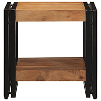 vidaXL Kaffeebord 40x50x38 cm Massivt Akaciaträ