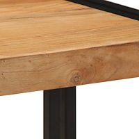 vidaXL Kaffeebord 40x50x38 cm Massivt Akaciaträ
