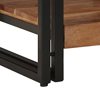 vidaXL Kaffeebord 40x50x38 cm Massivt Akaciaträ