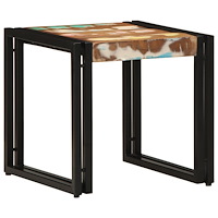 vidaXL Kaffeebord Flerfärgad 40x50x38 cm Massivt trä Återvunnet