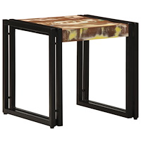 vidaXL Kaffeebord Flerfärgad 40x50x38 cm Massivt trä Återvunnet