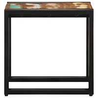 vidaXL Kaffeebord Flerfärgad 40x50x38 cm Massivt trä Återvunnet