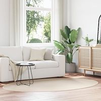 vidaXL Matta ""HUARTE"" Beige 160x230 cm Oval