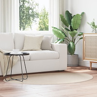 vidaXL Matta ""HUARTE"" Kort lugg Mjuk och Tvättbar Beige 120x170 cm