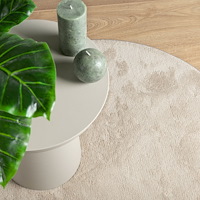vidaXL Matta "HUARTE" Kort lugg Mjuk och Tvättbar Beige 120x170 cm