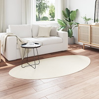 vidaXL Matta "HUARTE" Kort pile mjuk och tvättbar grädde 80x150 cm