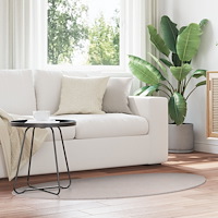vidaXL Matta "HUARTE" Kort Lugg Mjuk och Tvättbar Sand 80x150 cm