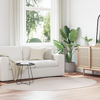 vidaXL Matta "HUARTE" Kort Lugg Mjuk och Tvättbar Sand 160x230 cm